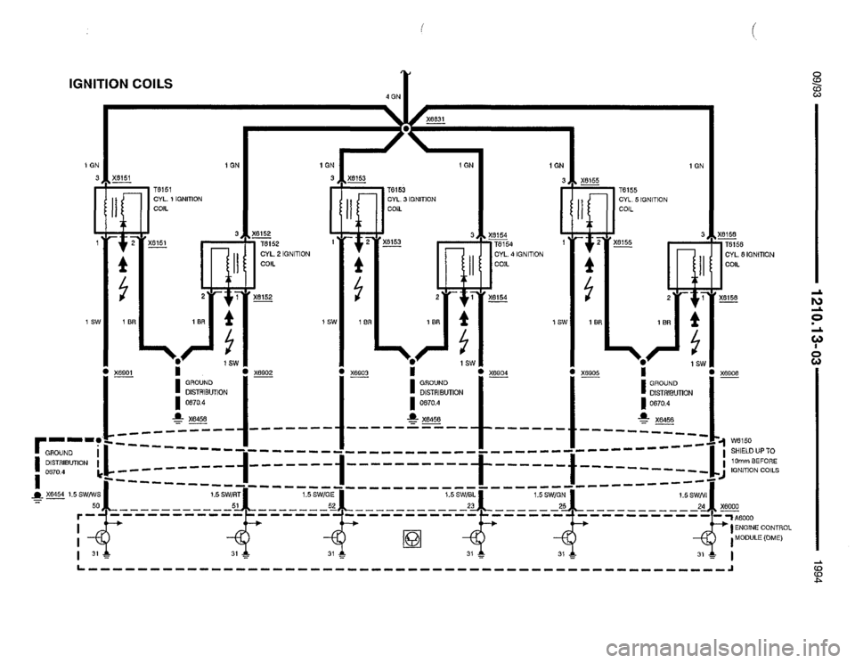 BMW 530it 1994 E34 Electrical Troubleshooting Manual 