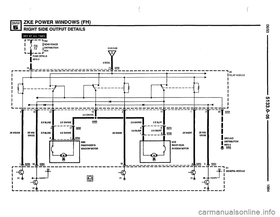 BMW 530it 1994 E34 Electrical Troubleshooting Manual 