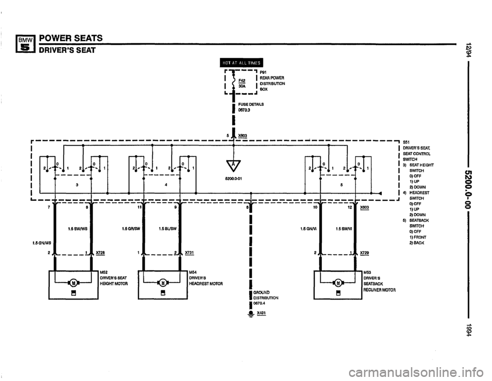 BMW 530it 1994 E34 Electrical Troubleshooting Manual 