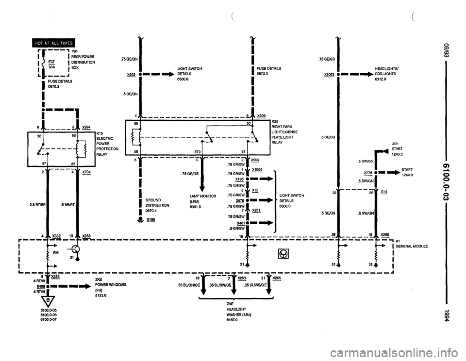 BMW 530it 1994 E34 Electrical Troubleshooting Manual 