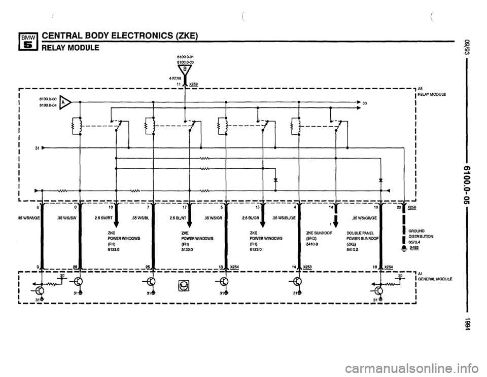 BMW 530it 1994 E34 Electrical Troubleshooting Manual 