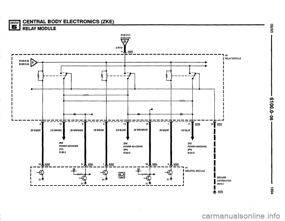 BMW 530it 1994 E34 Electrical Troubleshooting Manual 