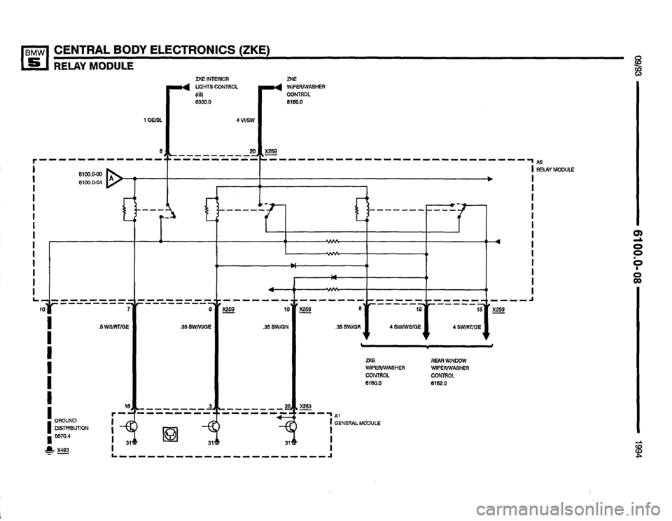 BMW 530it 1994 E34 Electrical Troubleshooting Manual 