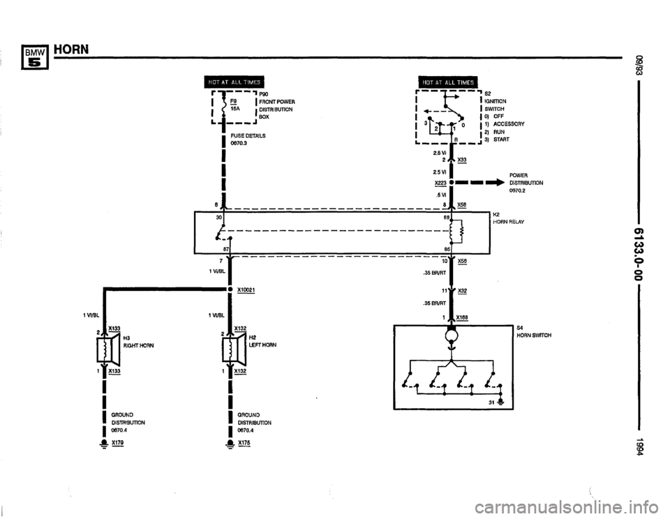 BMW 530it 1994 E34 Electrical Troubleshooting Manual 