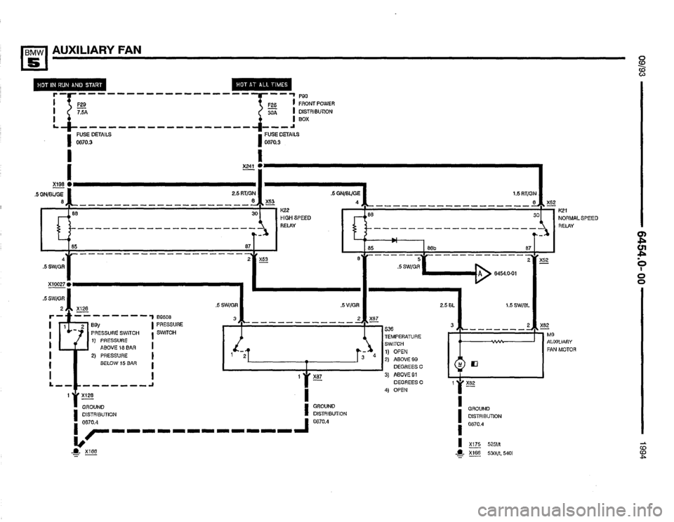 BMW 530it 1994 E34 Electrical Troubleshooting Manual 