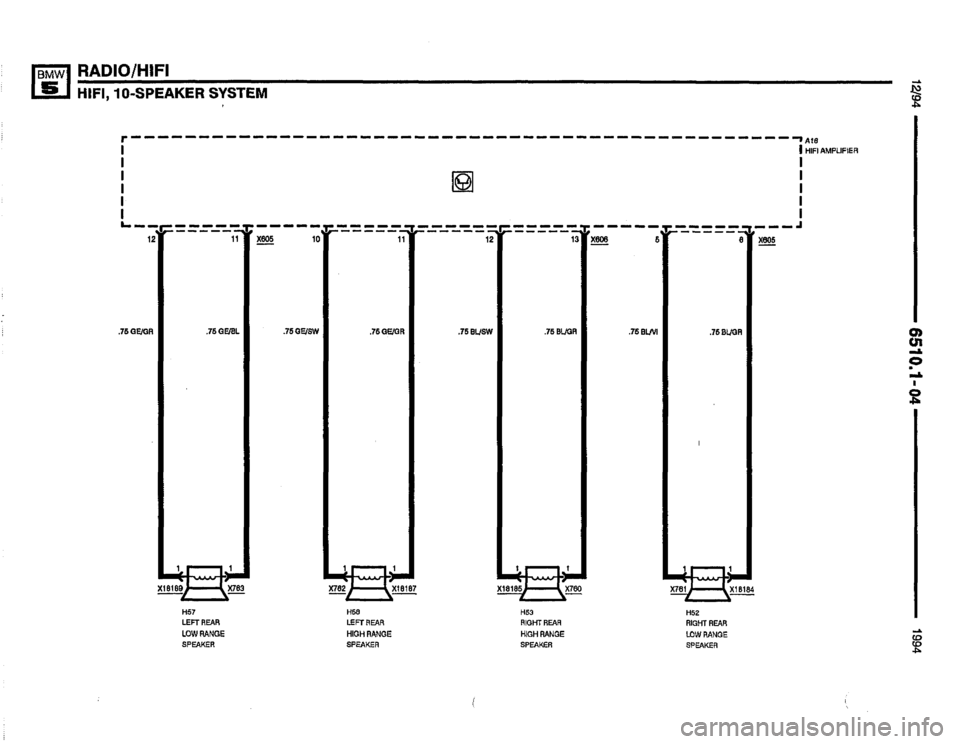 BMW 530it 1994 E34 Electrical Troubleshooting Manual 