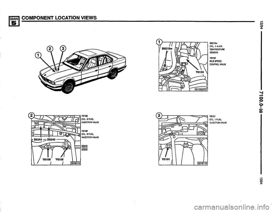 BMW 530it 1994 E34 Electrical Troubleshooting Manual 