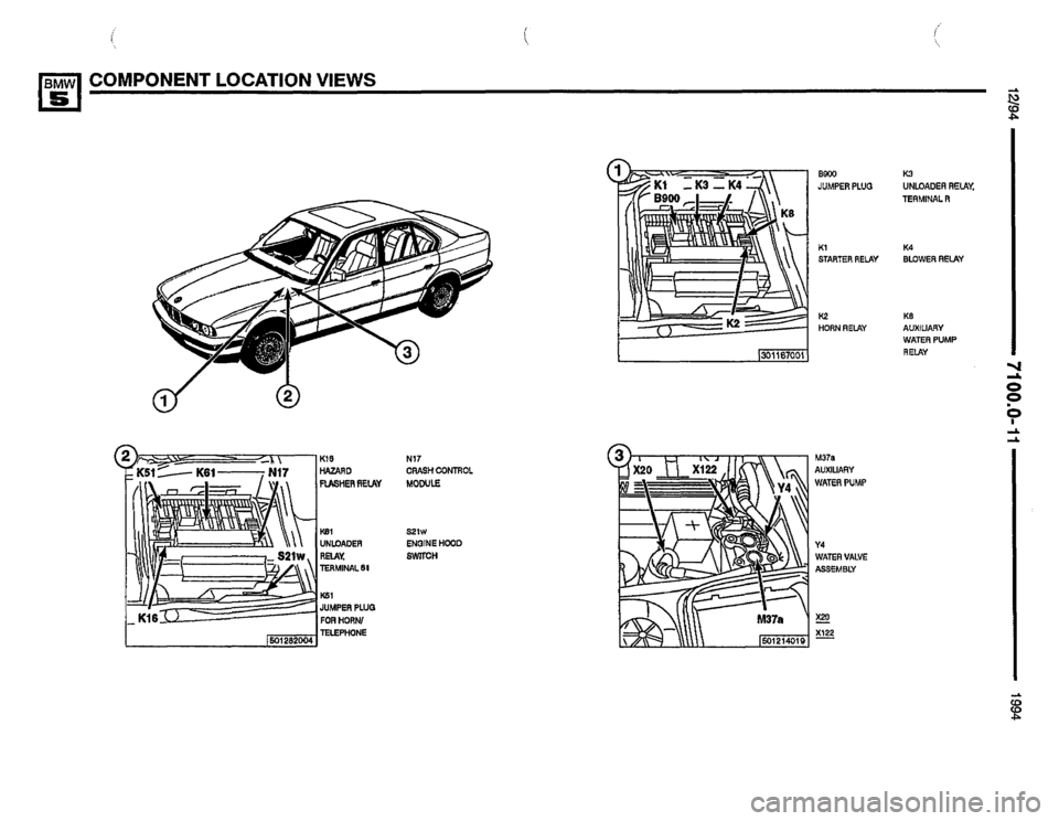 BMW 530it 1994 E34 Electrical Troubleshooting Manual 