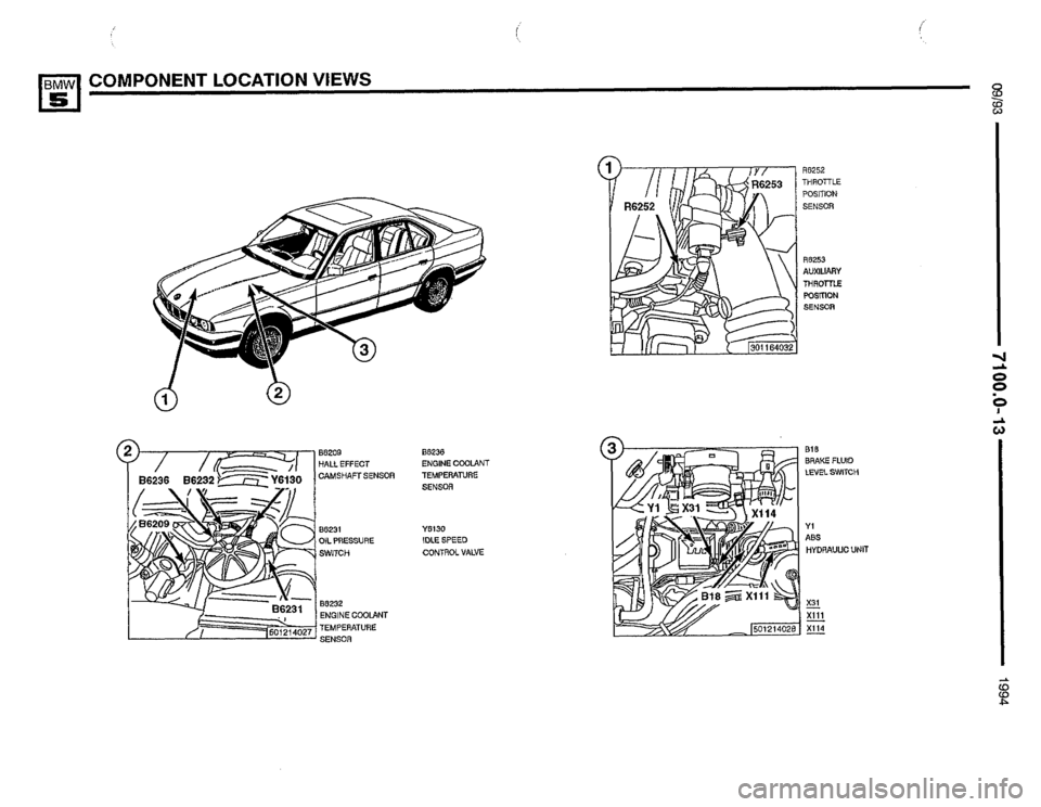 BMW 530it 1994 E34 Electrical Troubleshooting Manual 