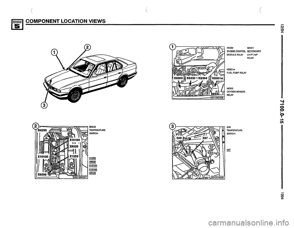 BMW 530it 1994 E34 Electrical Troubleshooting Manual 