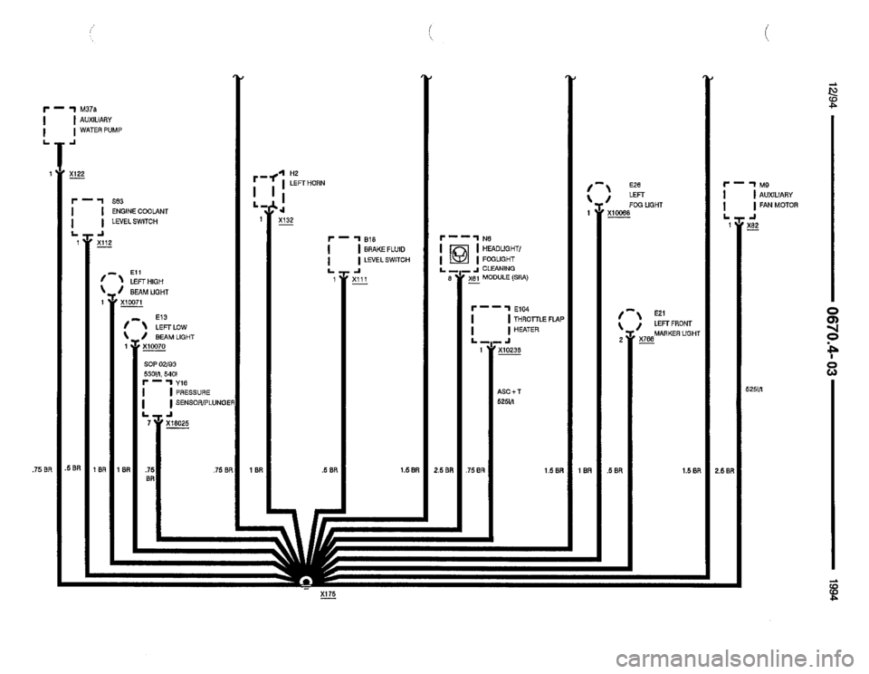 BMW 530it 1994 E34 Electrical Troubleshooting Manual 