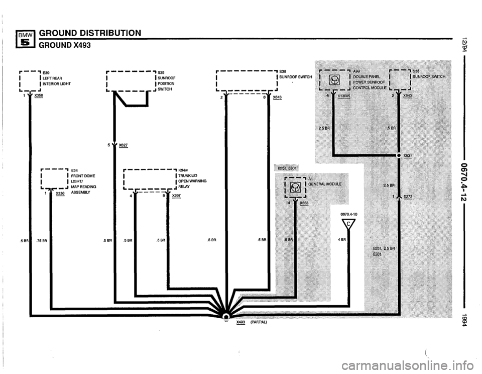 BMW 530it 1994 E34 Electrical Troubleshooting Manual 
