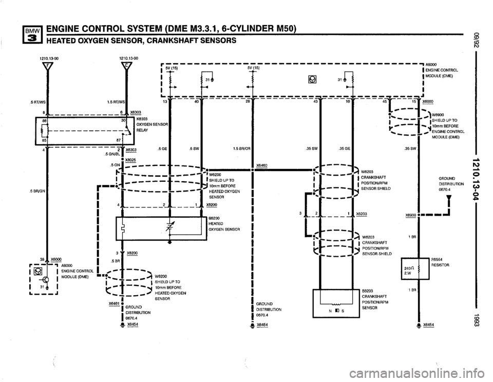 BMW 325i 1993 E36 Electrical Troubleshooting Manual 