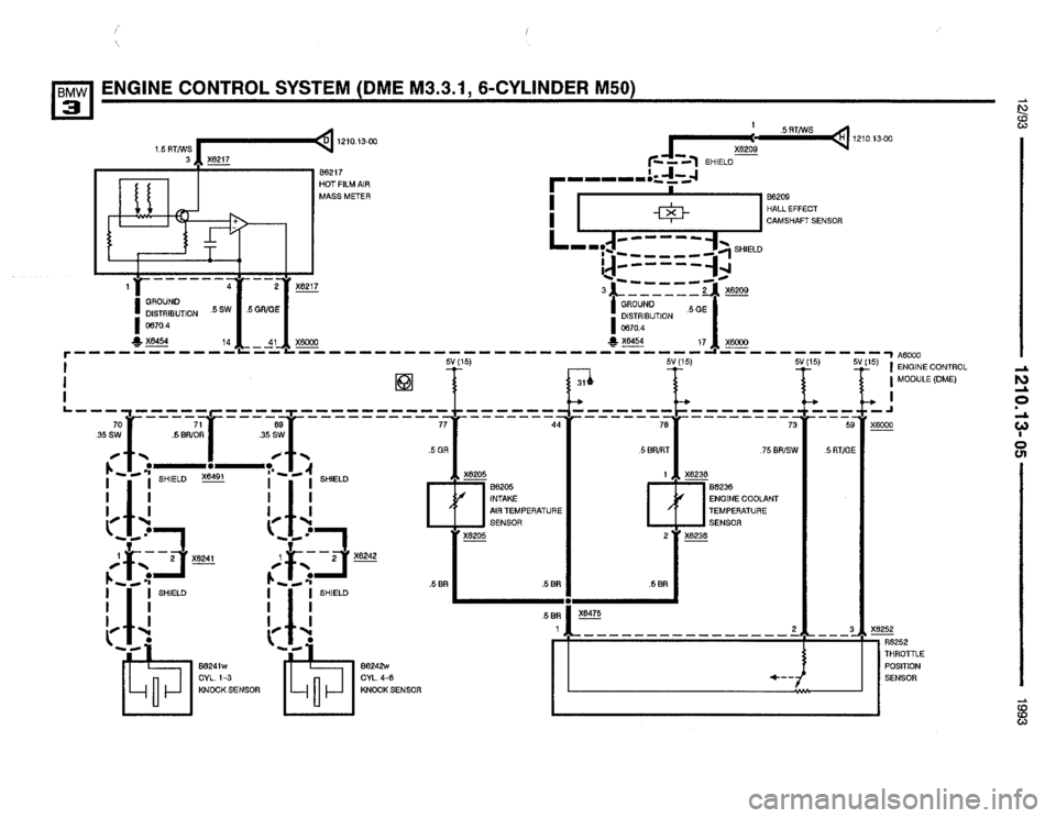 BMW 325i 1993 E36 Electrical Troubleshooting Manual 