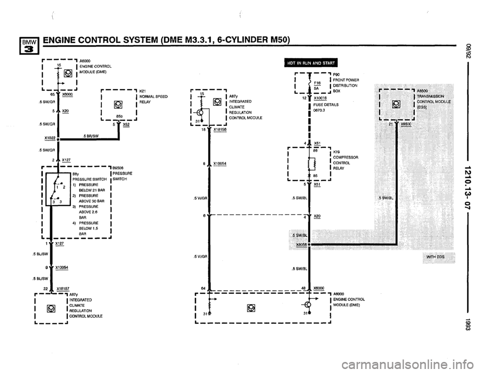 BMW 325i 1993 E36 Electrical Troubleshooting Manual 