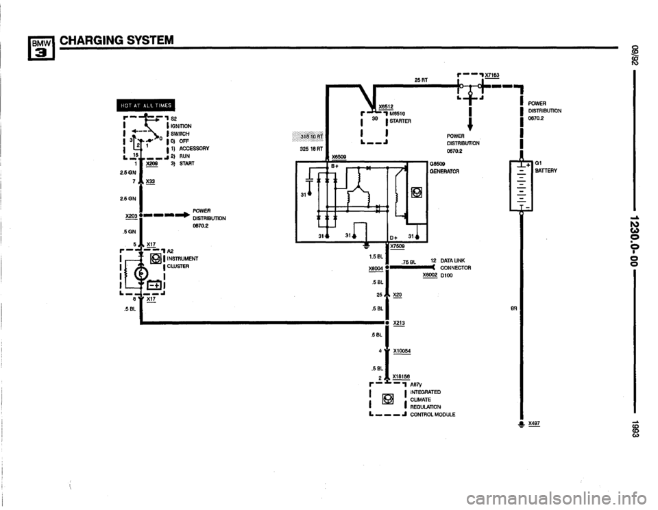 BMW 325i 1993 E36 Electrical Troubleshooting Manual 
