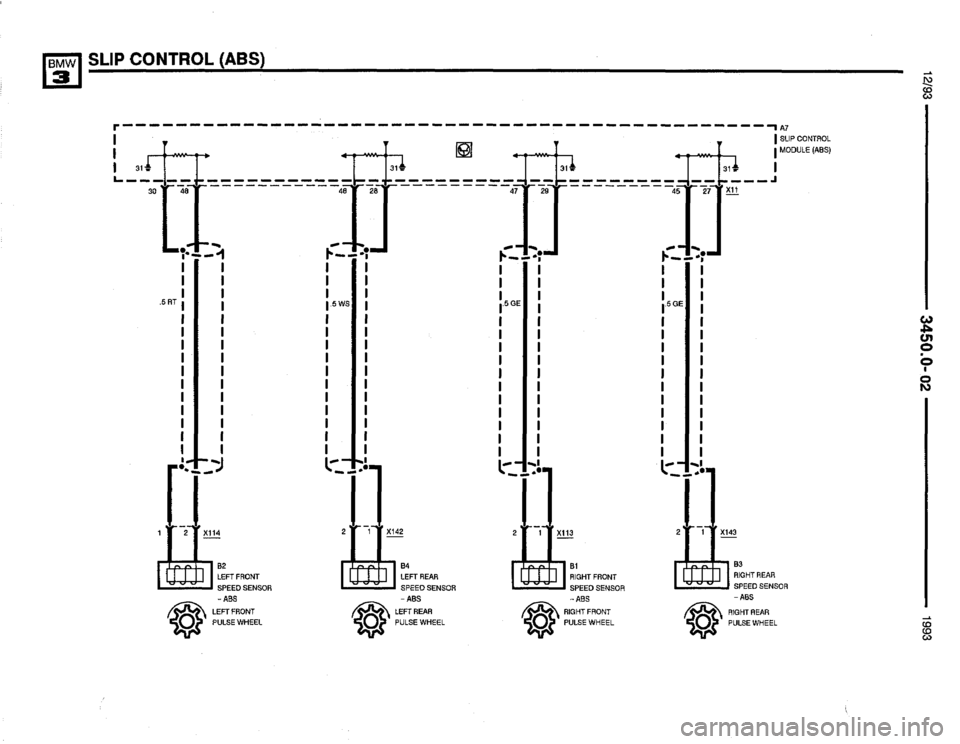 BMW 325i 1993 E36 Electrical Troubleshooting Manual 