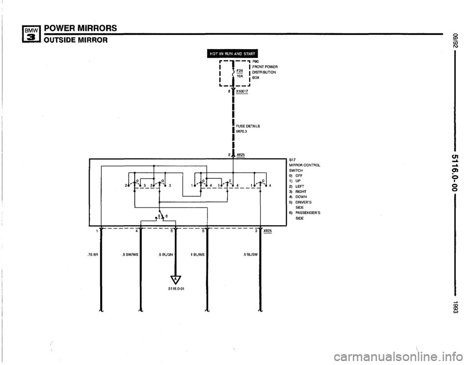 BMW 325i 1993 E36 Electrical Troubleshooting Manual 