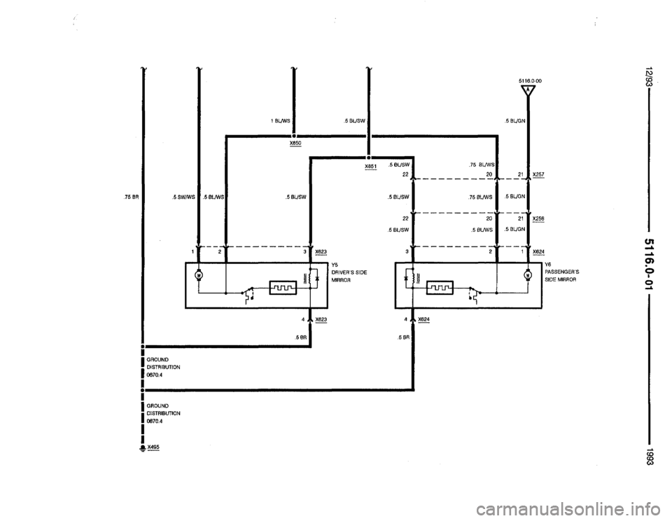BMW 325i 1993 E36 Electrical Troubleshooting Manual 