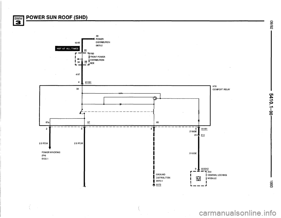 BMW 325i 1993 E36 Electrical Troubleshooting Manual 