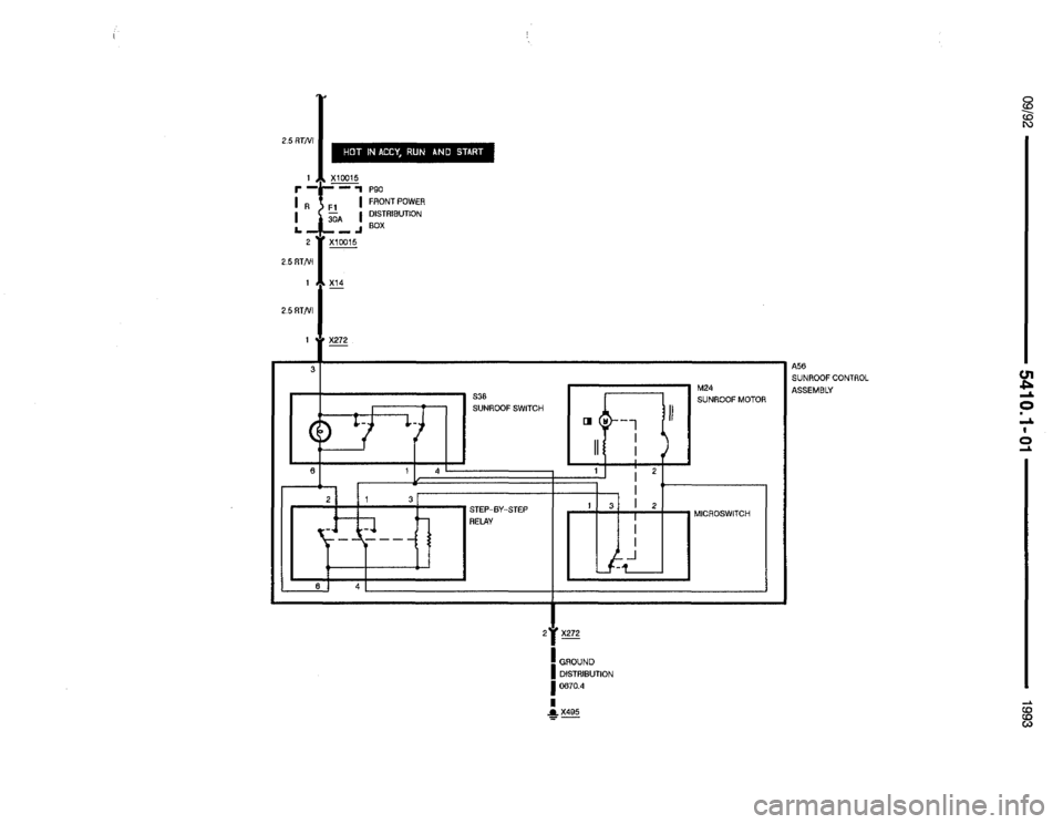 BMW 325i 1993 E36 Electrical Troubleshooting Manual 