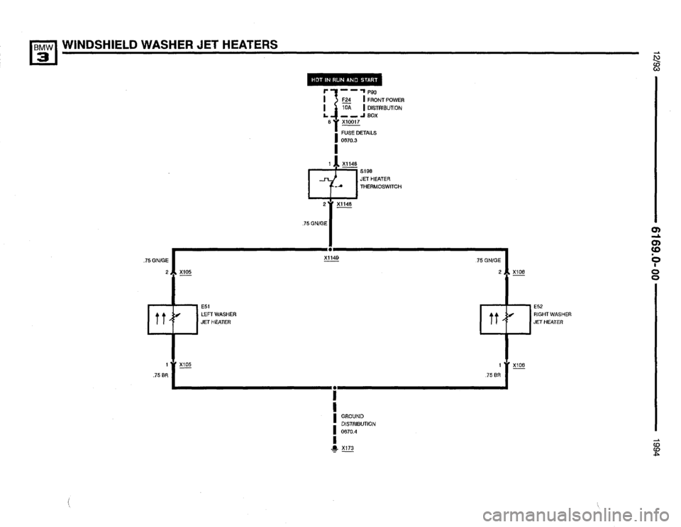BMW 325i 1993 E36 Electrical Troubleshooting Manual 