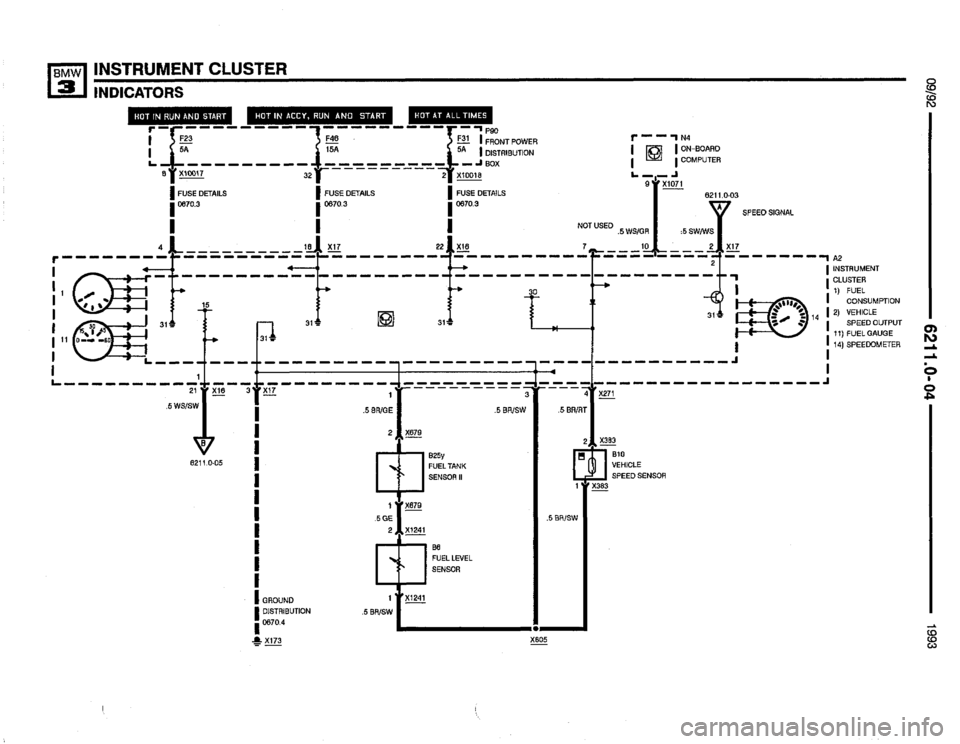 BMW 325i 1993 E36 Electrical Troubleshooting Manual 