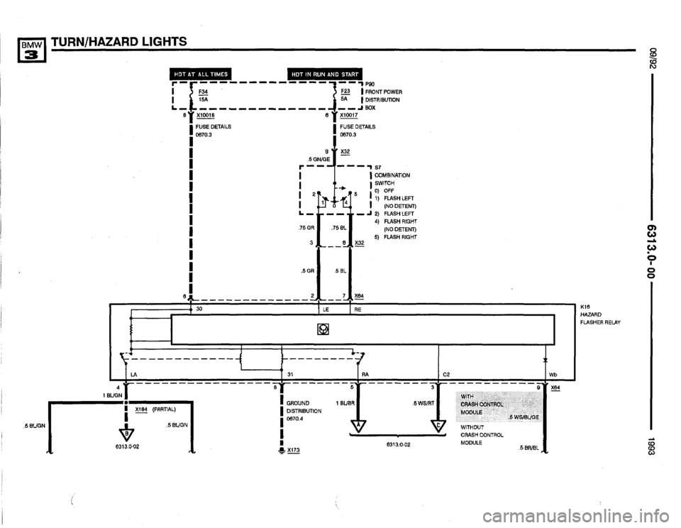 BMW 325i 1993 E36 Electrical Troubleshooting Manual 