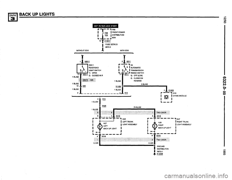 BMW 318is 1993 E36 Electrical Troubleshooting Manual 