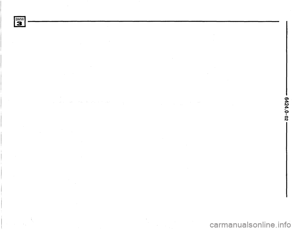 BMW 325i 1993 E36 Electrical Troubleshooting Manual 