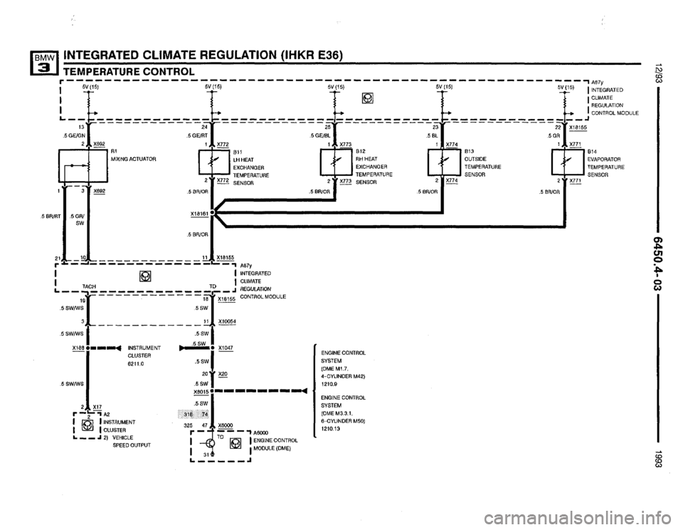BMW 325i 1993 E36 Electrical Troubleshooting Manual 