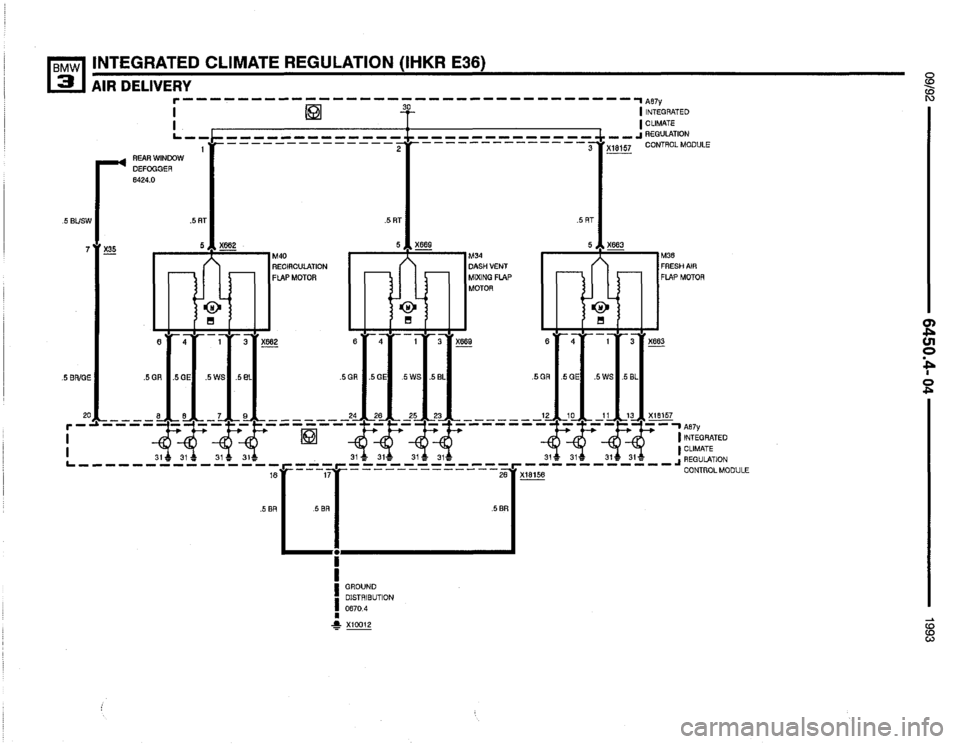 BMW 325i 1993 E36 Electrical Troubleshooting Manual 