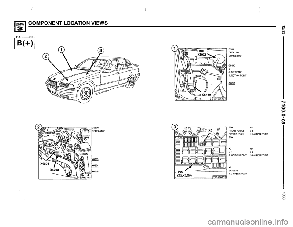 BMW 325i 1993 E36 Electrical Troubleshooting Manual 