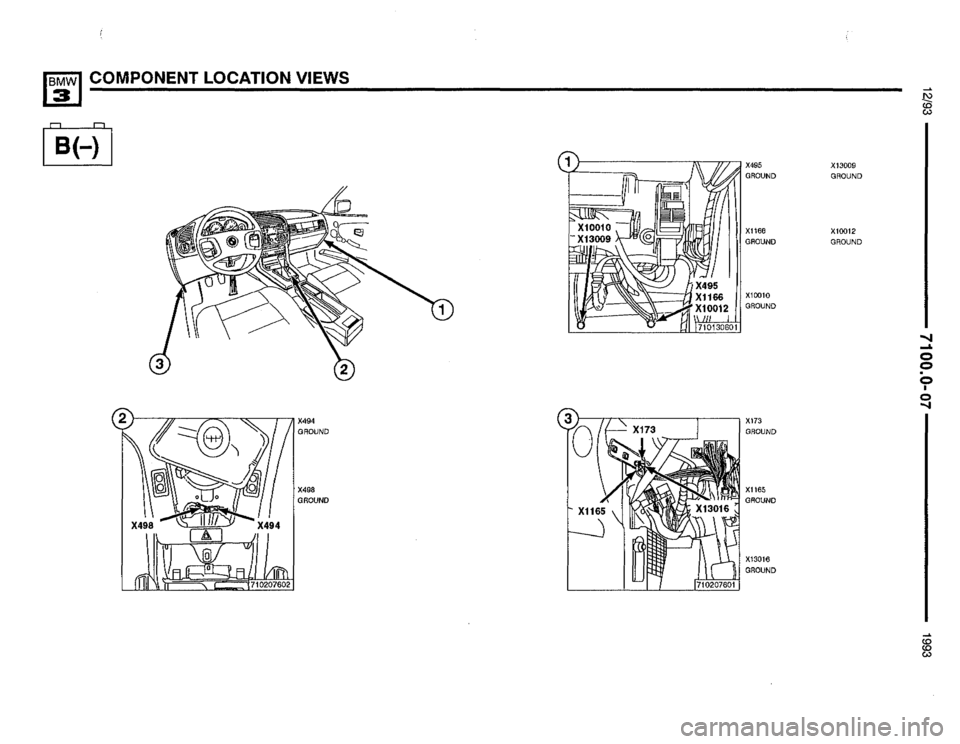 BMW 325i 1993 E36 Electrical Troubleshooting Manual 