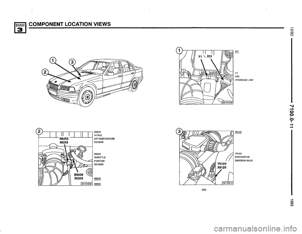 BMW 325i 1993 E36 Electrical Troubleshooting Manual 