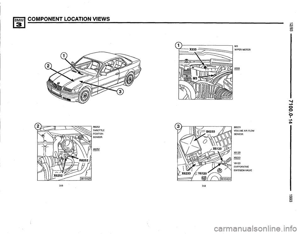 BMW 325i 1993 E36 Electrical Troubleshooting Manual 
