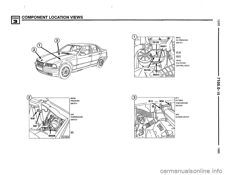 BMW 325i 1993 E36 Electrical Troubleshooting Manual 