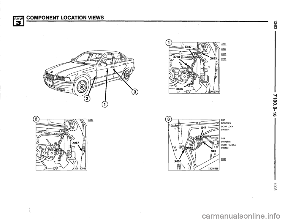 BMW 325i 1993 E36 Electrical Troubleshooting Manual 