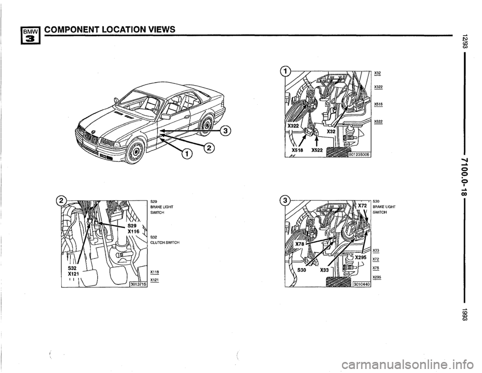 BMW 325i 1993 E36 Electrical Troubleshooting Manual 