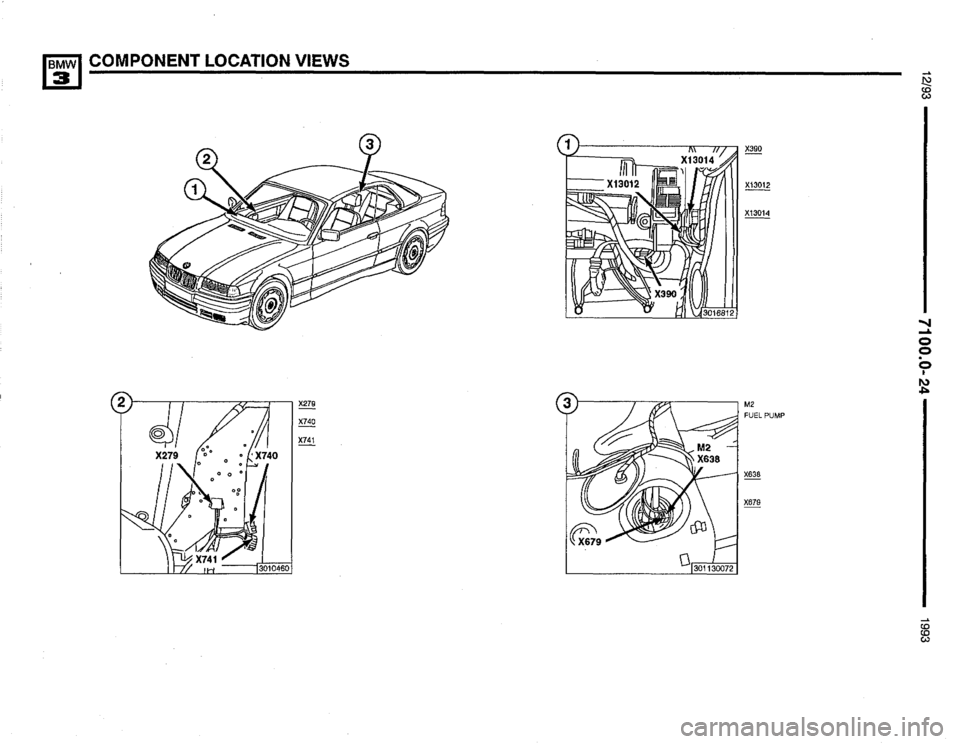 BMW 325i 1993 E36 Electrical Troubleshooting Manual 