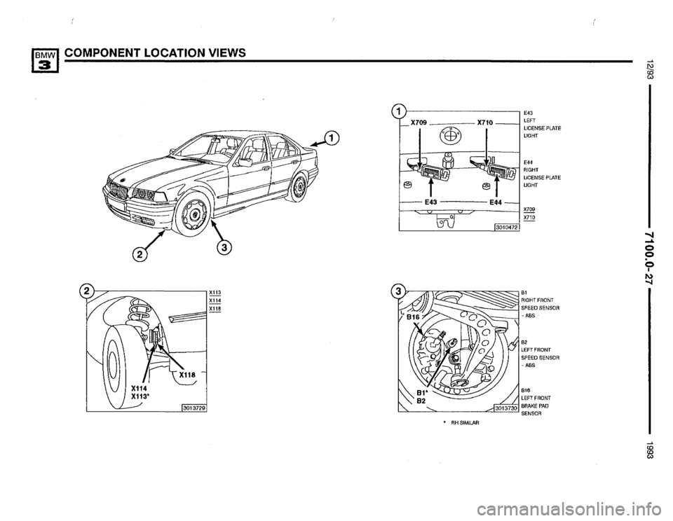 BMW 325i 1993 E36 Electrical Troubleshooting Manual 
