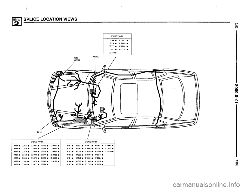 BMW 325i 1993 E36 Electrical Troubleshooting Manual 