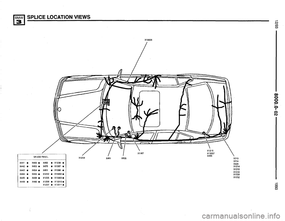 BMW 325i 1993 E36 Electrical Troubleshooting Manual 