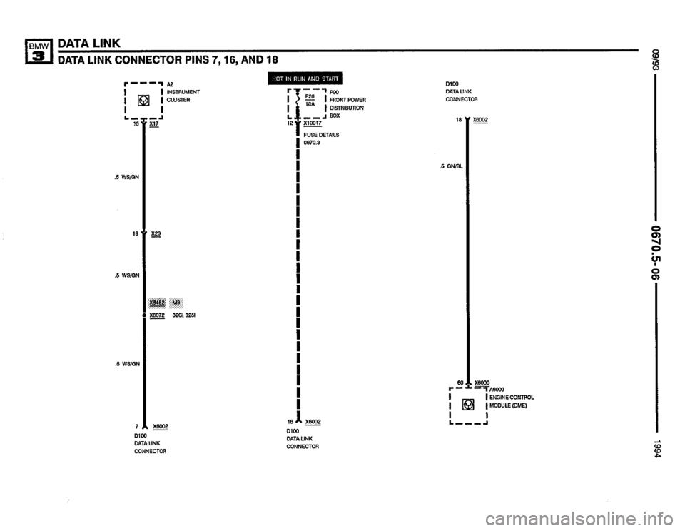 BMW 325i 1994 E36 Electrical Troubleshooting Manual 