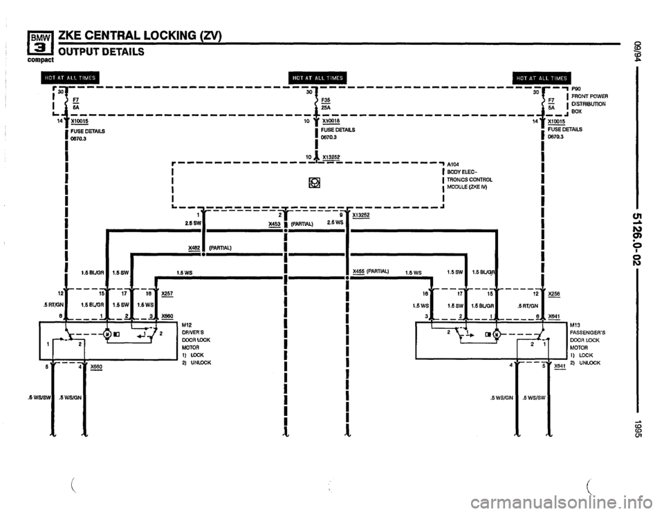 BMW 318ti 1995 E36 Electrical Troubleshooting Manual 