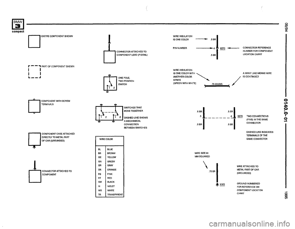 BMW 318ti 1995 E36 Electrical Troubleshooting Manual 