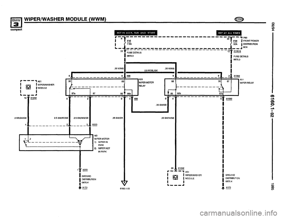 BMW 318ti 1995 E36 Electrical Troubleshooting Manual 