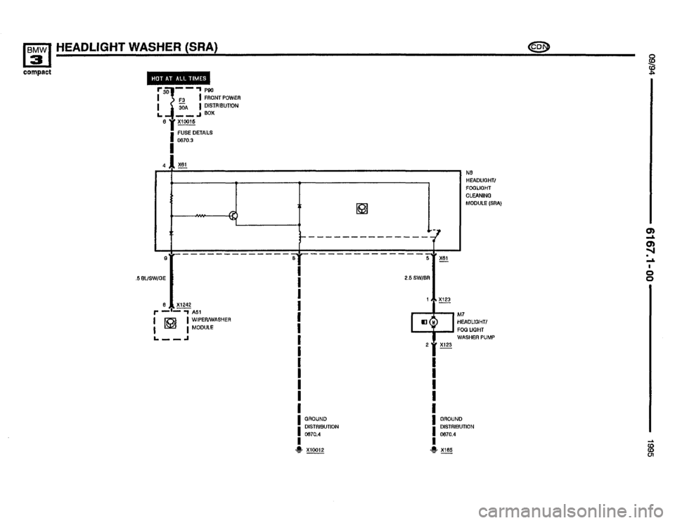 BMW 318ti 1995 E36 Electrical Troubleshooting Manual 