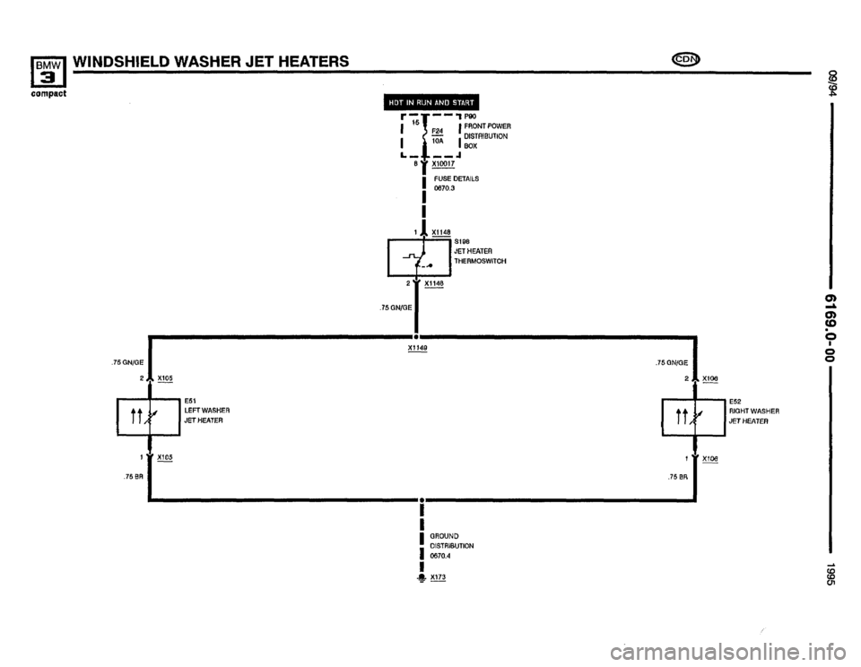 BMW 318ti 1995 E36 Electrical Troubleshooting Manual 