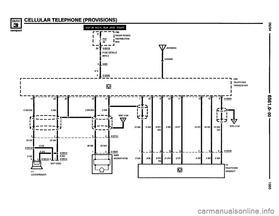 BMW 318ti 1995 E36 Electrical Troubleshooting Manual 